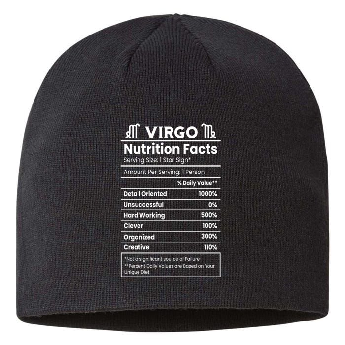 Virgo Nutrition Facts Horoscope Sustainable Beanie