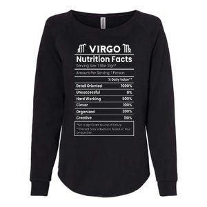 Virgo Nutrition Facts Horoscope Womens California Wash Sweatshirt