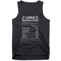 Virgo Nutrition Facts Horoscope Tank Top