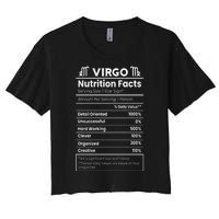 Virgo Nutrition Facts Horoscope Women's Crop Top Tee