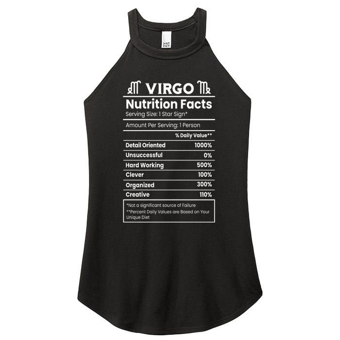 Virgo Nutrition Facts Horoscope Women's Perfect Tri Rocker Tank