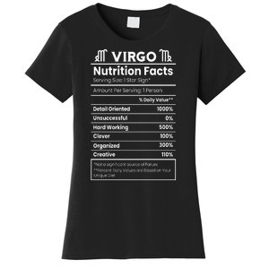 Virgo Nutrition Facts Horoscope Women's T-Shirt