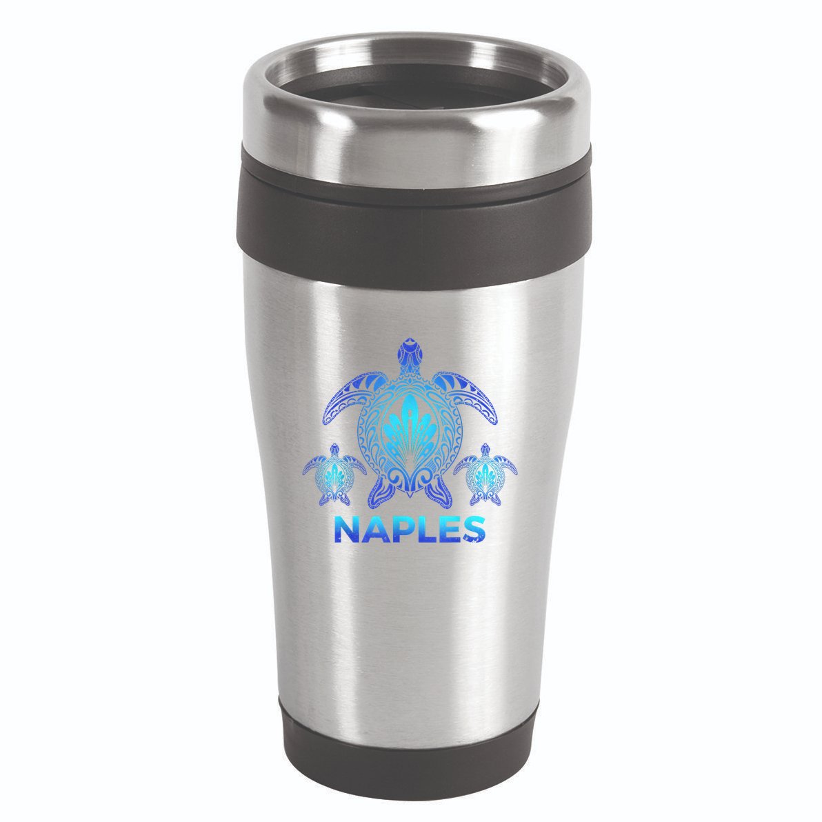 Vintage Naples Florida FL Ocean Blue Sea Turtle Souvenirs 16oz Travel Tumbler