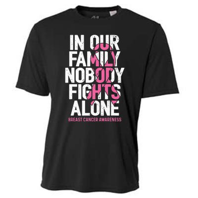 vintage nobody fights alone breast cancer awareness Cooling Performance Crew T-Shirt