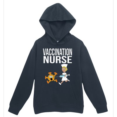 Vaccination Nurse Funny Vaccinated Virus Vaccinator Gift Urban Pullover Hoodie