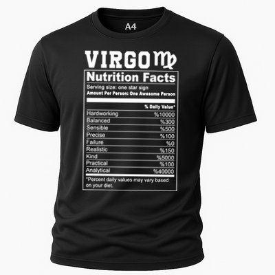 Virgo Nutrition Facts Cool Gift Performance Shirt