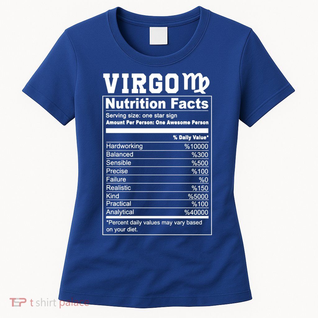 Virgo Nutrition Facts Cool Gift Womens T-Shirt