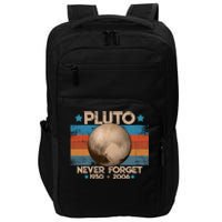 Vintage Never Forget Pluto Impact Tech Backpack