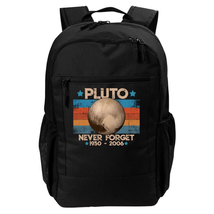 Vintage Never Forget Pluto Daily Commute Backpack