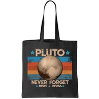 Vintage Never Forget Pluto Tote Bag