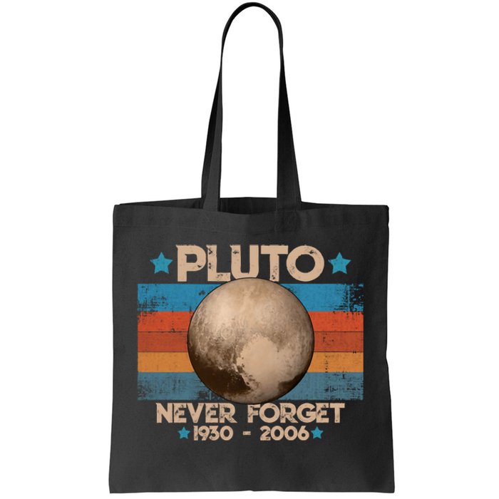 Vintage Never Forget Pluto Tote Bag