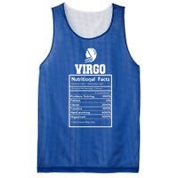 Virgo Nutritional Facts Horoscope Zodiac Astrology Sign Gift Mesh Reversible Basketball Jersey Tank