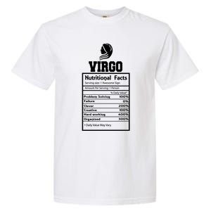 Virgo Nutritional Facts Horoscope Zodiac Astrology Sign Gift Garment-Dyed Heavyweight T-Shirt