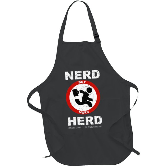 Vintage Nerd Herd Geek Chic In Overdrive Apron