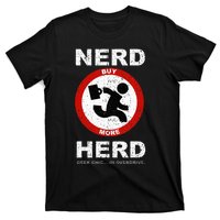 Vintage Nerd Herd Geek Chic In Overdrive T-Shirt