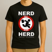 Vintage Nerd Herd Geek Chic In Overdrive T-Shirt