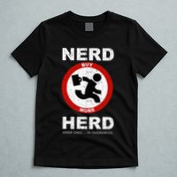 Vintage Nerd Herd Geek Chic In Overdrive T-Shirt