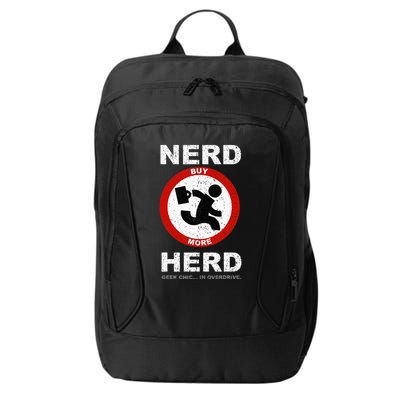 Vintage Nerd Herd Geek Chic In Overdrive City Backpack