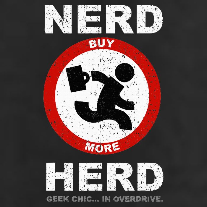 Vintage Nerd Herd Geek Chic In Overdrive Beanie