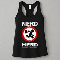 Vintage Nerd Herd Geek Chic In Overdrive Womens Tank Top