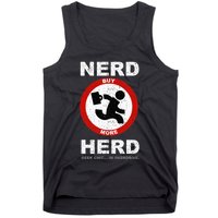 Vintage Nerd Herd Geek Chic In Overdrive Tank Top