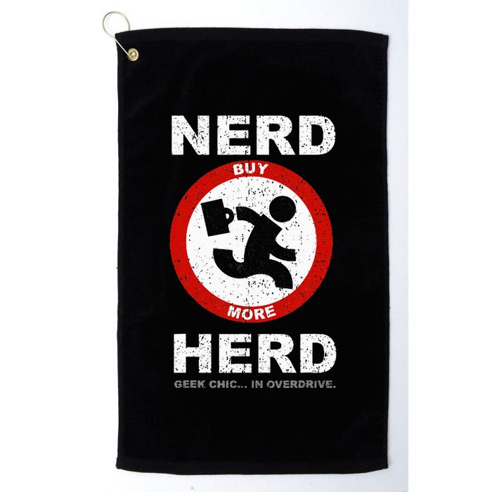 Vintage Nerd Herd Geek Chic In Overdrive Golf Towel