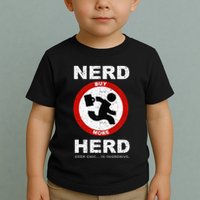 Vintage Nerd Herd Geek Chic In Overdrive Toddler T-Shirt