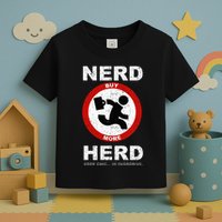 Vintage Nerd Herd Geek Chic In Overdrive Toddler T-Shirt