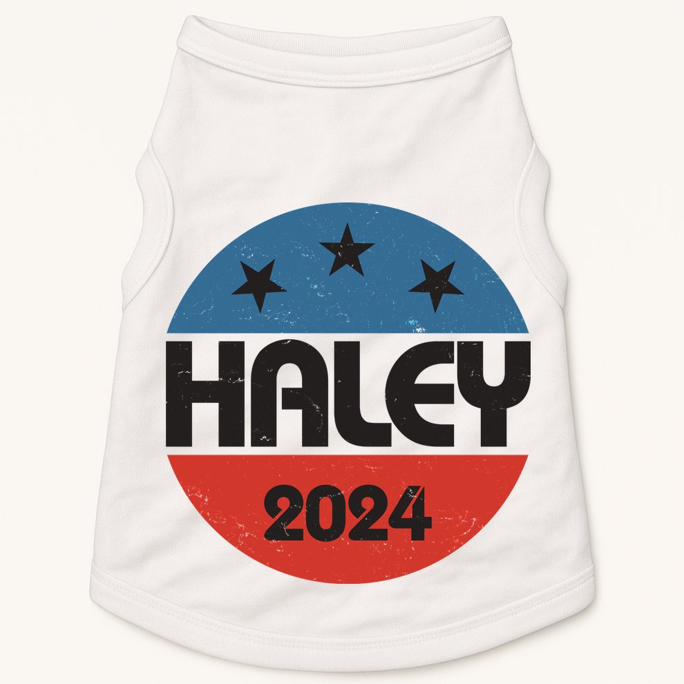 Vintage Nikki Haley For President 2024 Election Doggie Tank