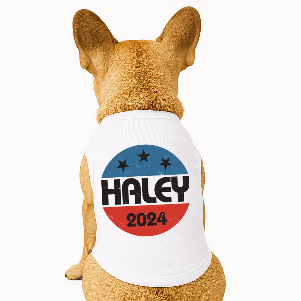 Vintage Nikki Haley For President 2024 Election Doggie Tank