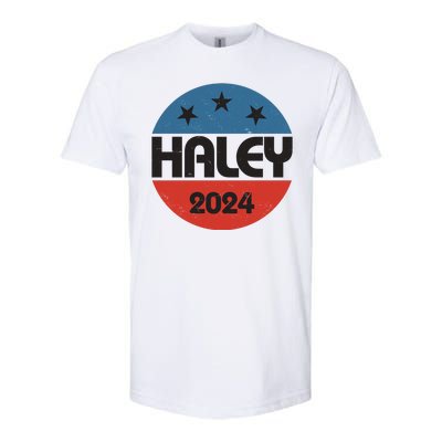 Vintage Nikki Haley For President 2024 Election Softstyle CVC T-Shirt