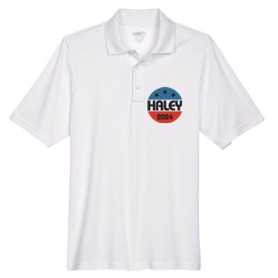 Vintage Nikki Haley For President 2024 Election Men's Origin Performance Pique Polo