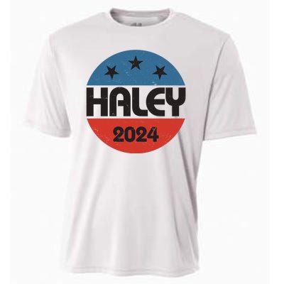 Vintage Nikki Haley For President 2024 Election Cooling Performance Crew T-Shirt