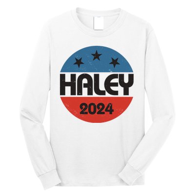 Vintage Nikki Haley For President 2024 Election Long Sleeve Shirt