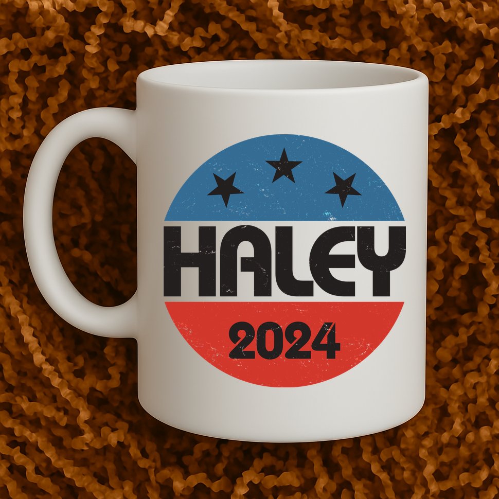 Vintage Nikki Haley For President 2024 Election Mug
