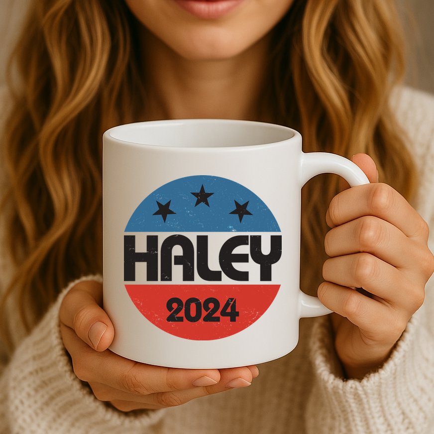 Vintage Nikki Haley For President 2024 Election Mug