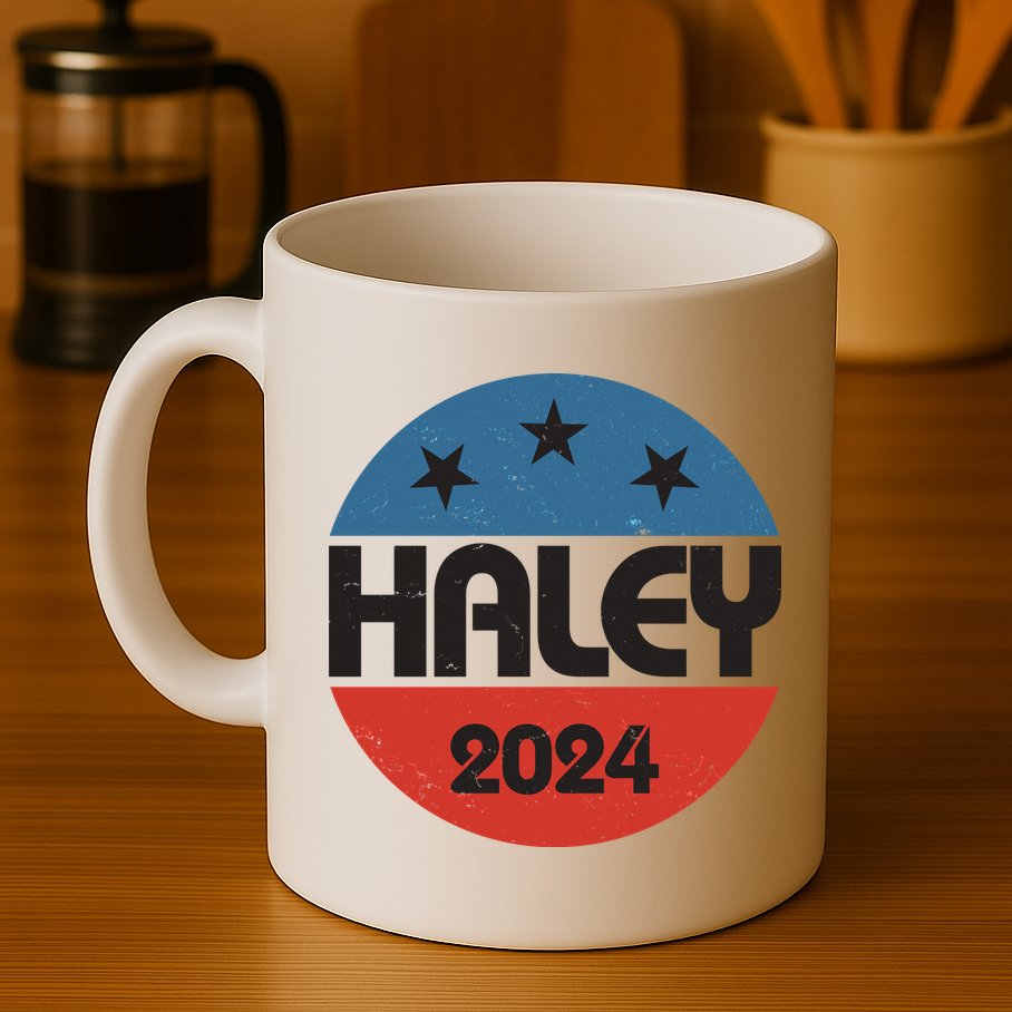Vintage Nikki Haley For President 2024 Election Mug