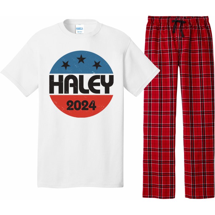 Vintage Nikki Haley For President 2024 Election Pajama Set