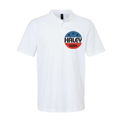 Vintage Nikki Haley For President 2024 Election Softstyle Adult Sport Polo