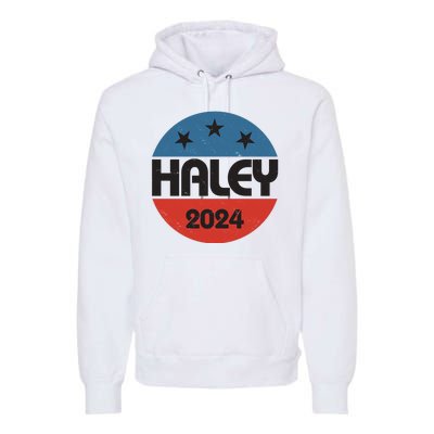 Vintage Nikki Haley For President 2024 Election Premium Hoodie