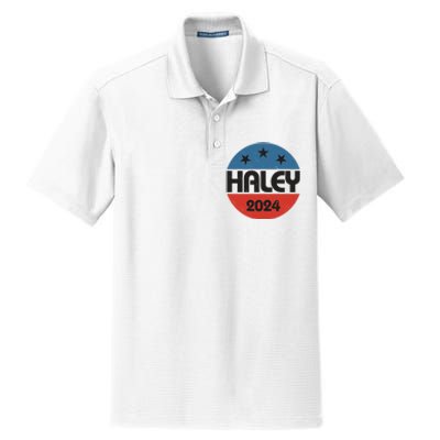 Vintage Nikki Haley For President 2024 Election Dry Zone Grid Polo