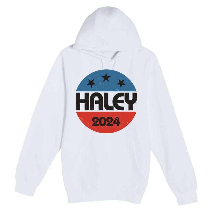 Vintage Nikki Haley For President 2024 Election Premium Pullover Hoodie