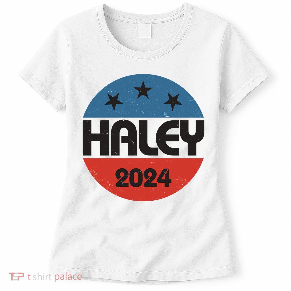 Vintage Nikki Haley For President 2024 Election Womens T-Shirt