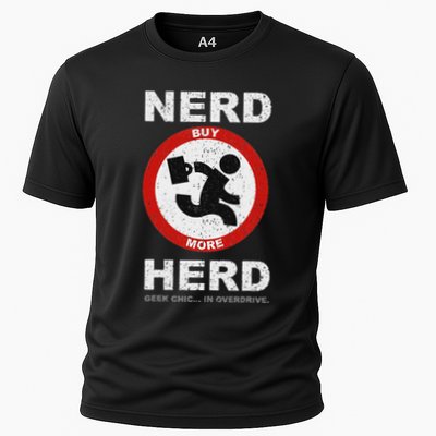 Vintage Nerd Herd Geek Chic In Overdrive Performance Shirt