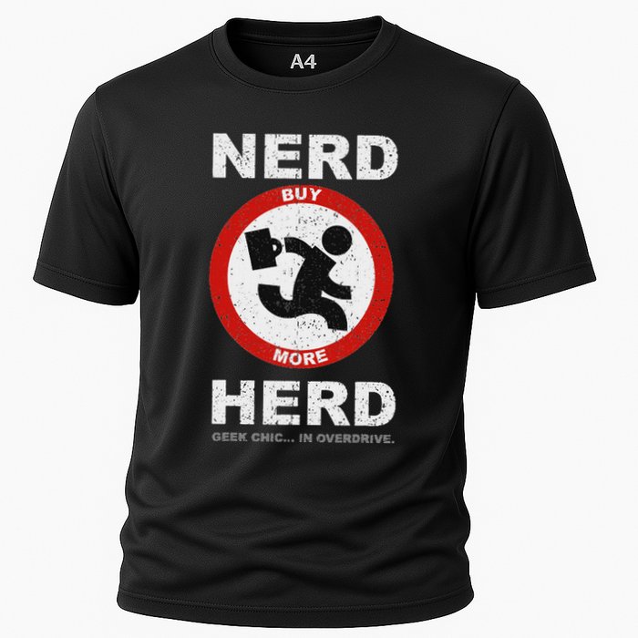 Vintage Nerd Herd Geek Chic In Overdrive Performance Shirt