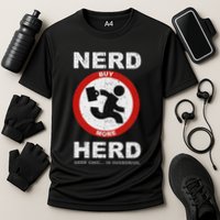 Vintage Nerd Herd Geek Chic In Overdrive Performance Shirt