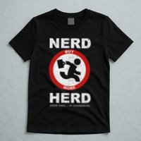 Vintage Nerd Herd Geek Chic In Overdrive T-Shirt