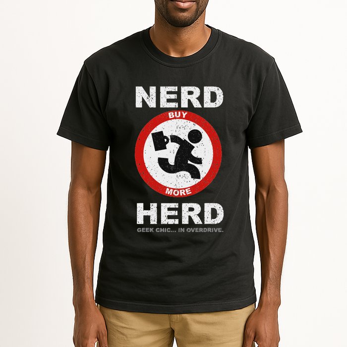 Vintage Nerd Herd Geek Chic In Overdrive Tall T-Shirt