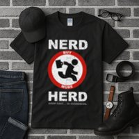 Vintage Nerd Herd Geek Chic In Overdrive Tall T-Shirt