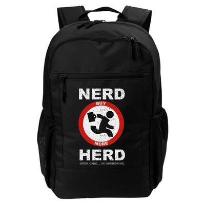 Vintage Nerd Herd Geek Chic In Overdrive Backpack